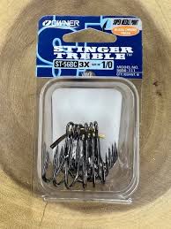 Owner Stinger Treble SZ 1/0 ST-56BC 3x  6 Pack
