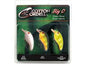 Cotton Cordell 3 Pack Big O Crankbait C77 Perch, Pearl/Red Eye, Chartreuse Perch