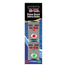 Pro-Troll Planer Board Safety Lights 4PK  2 Red and 2 Green SLPB-900