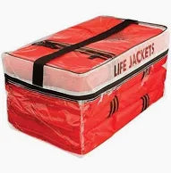 Type II Adult Life Jacket 4 PK w/Storage Bag