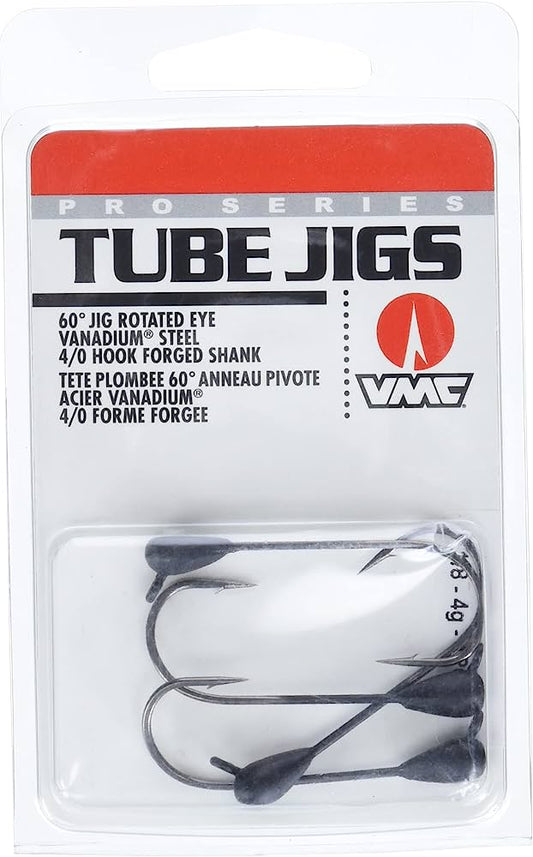 VMC Dominator Pro Series Tube Jigs Black 4pk