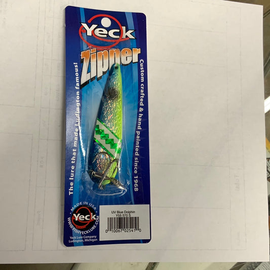 Yeck Zipper UV Blue Dolphin