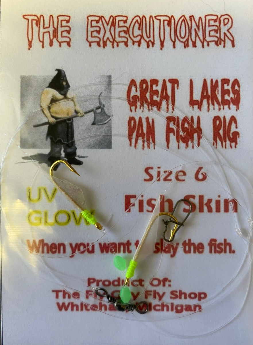 The Executioner Great Lakes Panfish Rig Fish Skin SZ 4