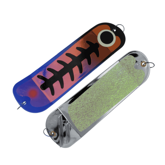 Mr. Chrome 8" Flasher Blue Death