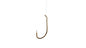 Eagle Claw Plain Shank Snelled Hook Qty 6 -7in