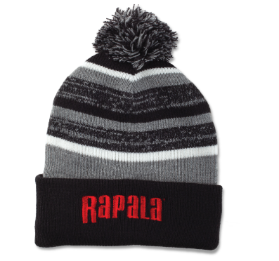 Rapala Winter Rap Pom Beanie Red Black Logo