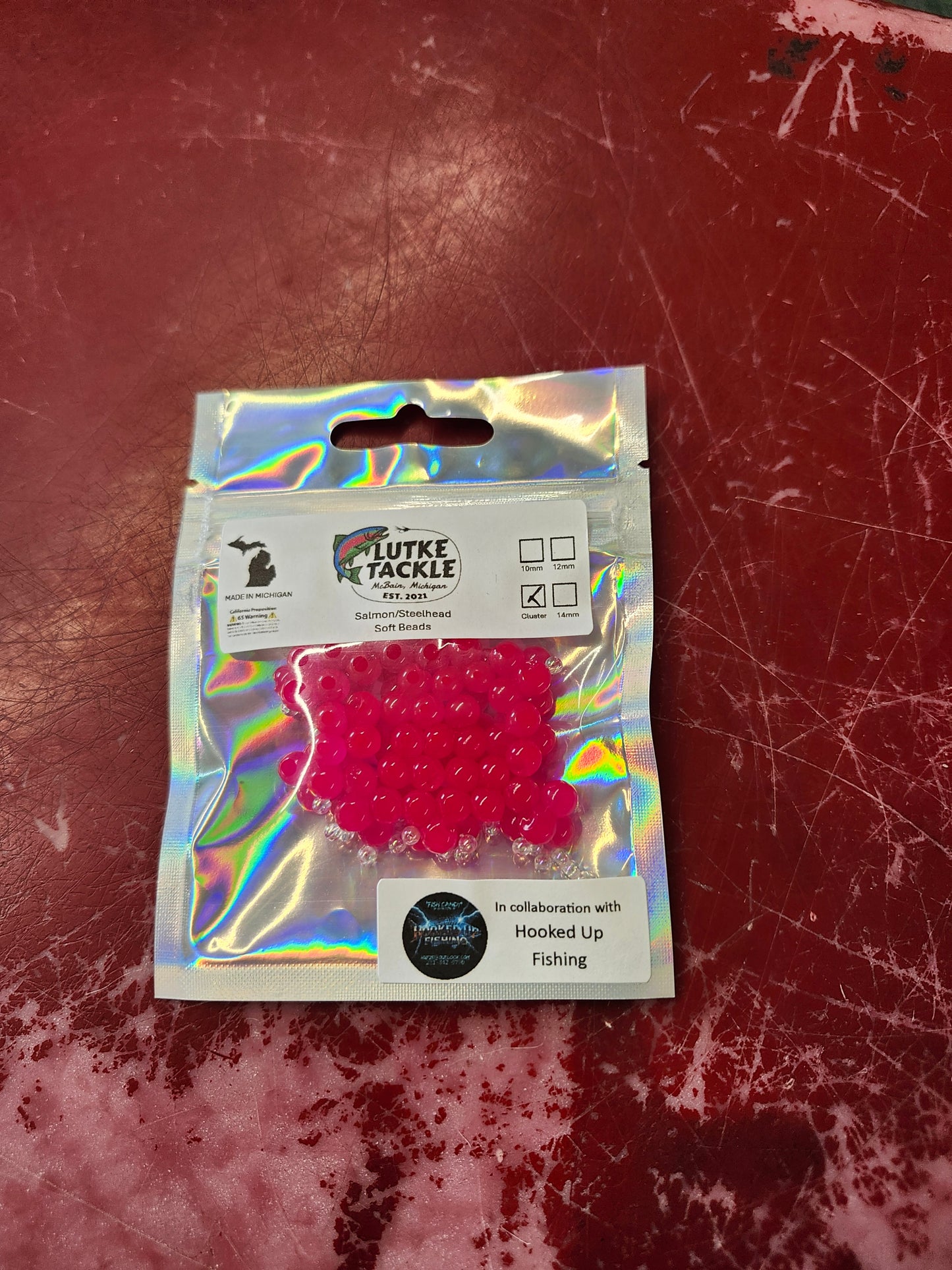 Lutke Tackle Salmon/Steelhead Soft Bead Egg Clusters