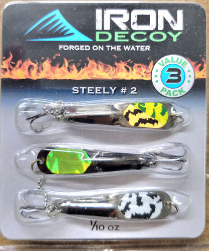 Iron Decoy Spoon 3 Pack Steely #2