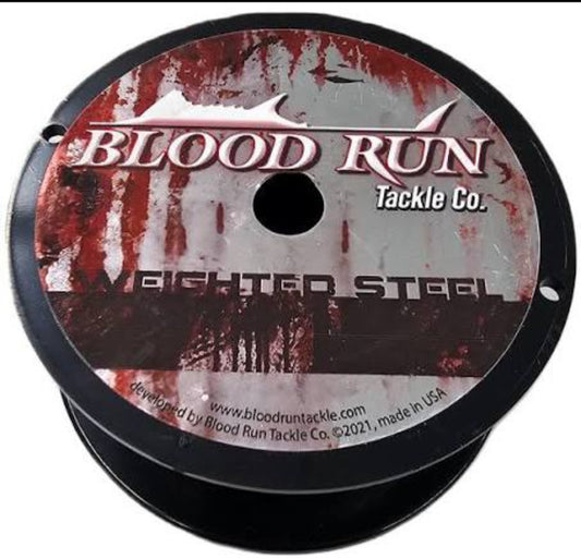 Blood Run Weighted Steel Line 45 LB Assorted Line Lengths