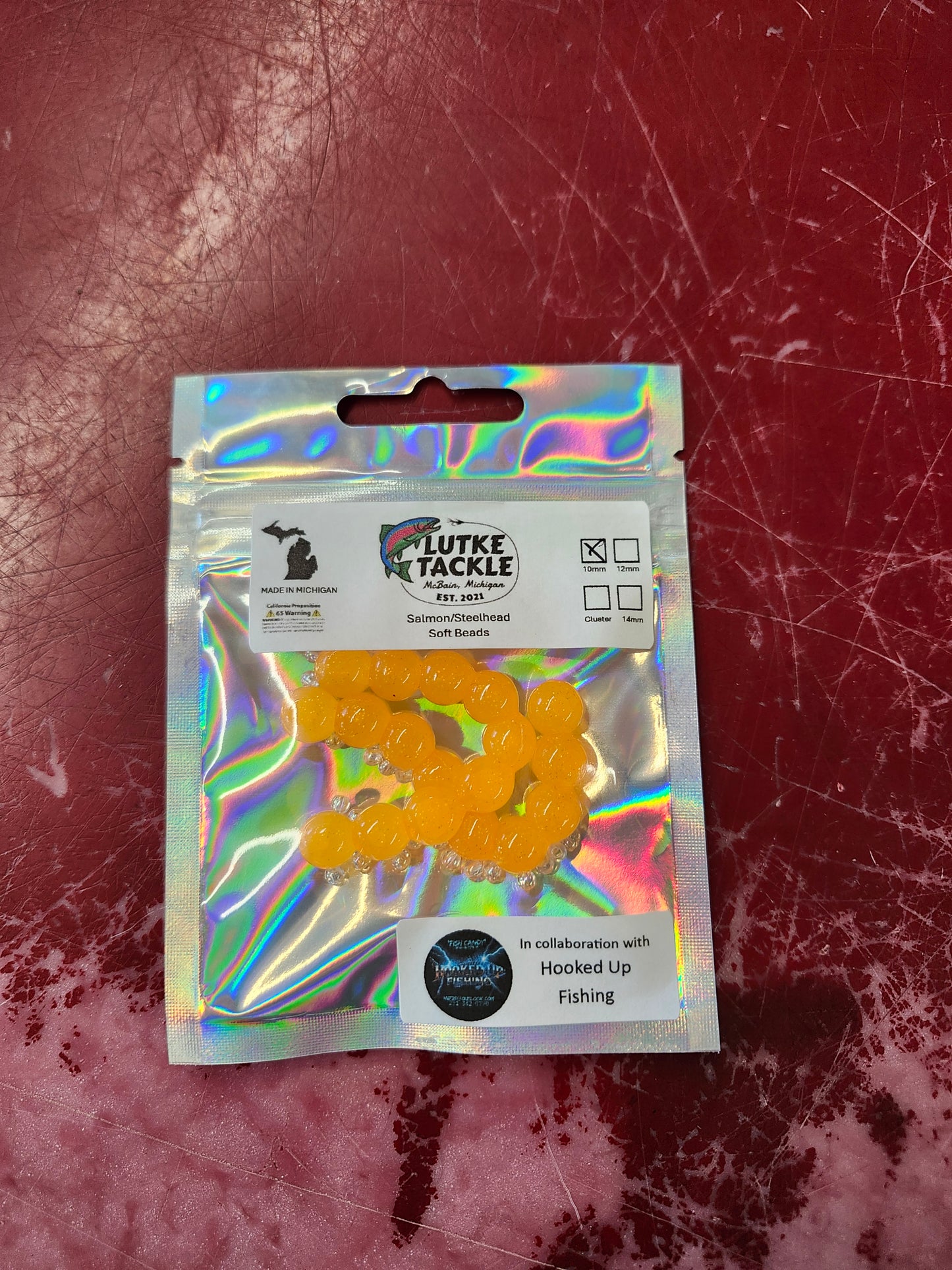 Lutke Tackle Salmon/Steelhead Soft Beads 10mm