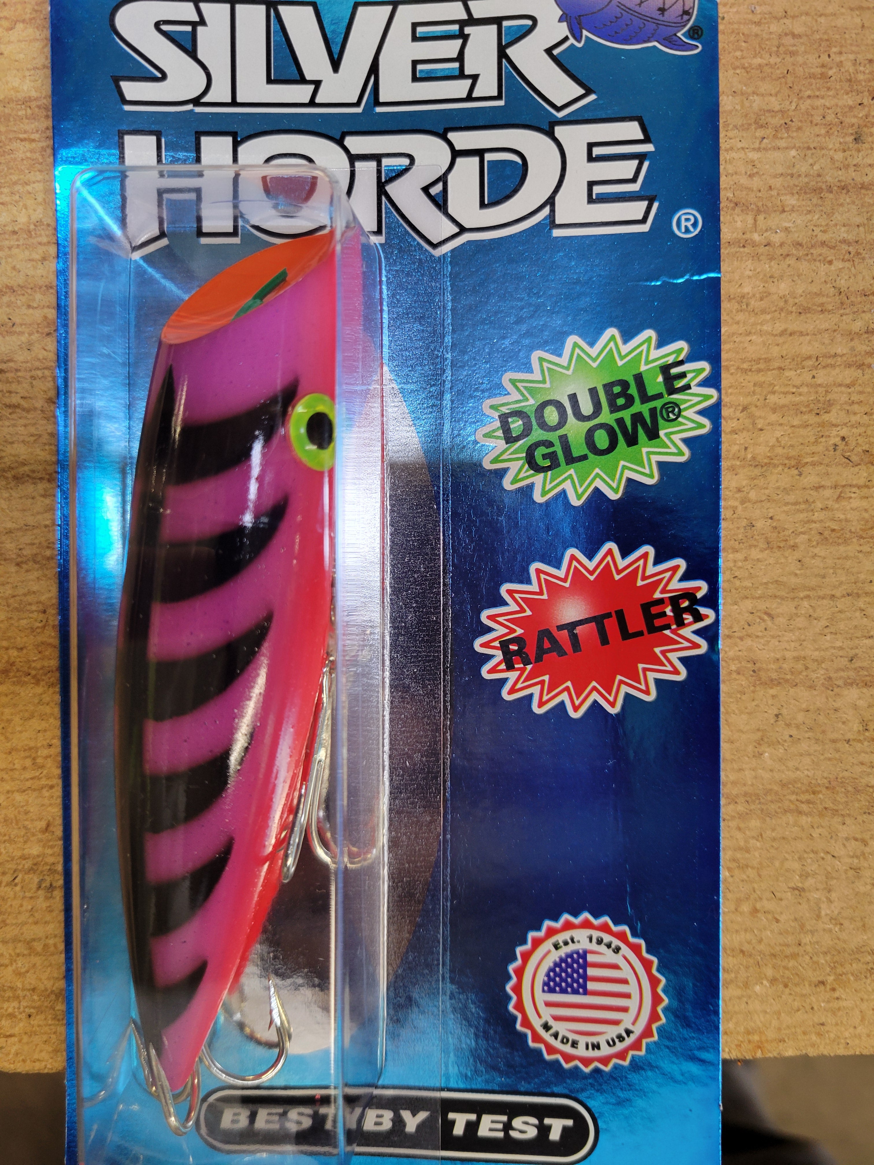 Silver Horde Pink/Purple Black Ladder – Tangled Tackle Co.