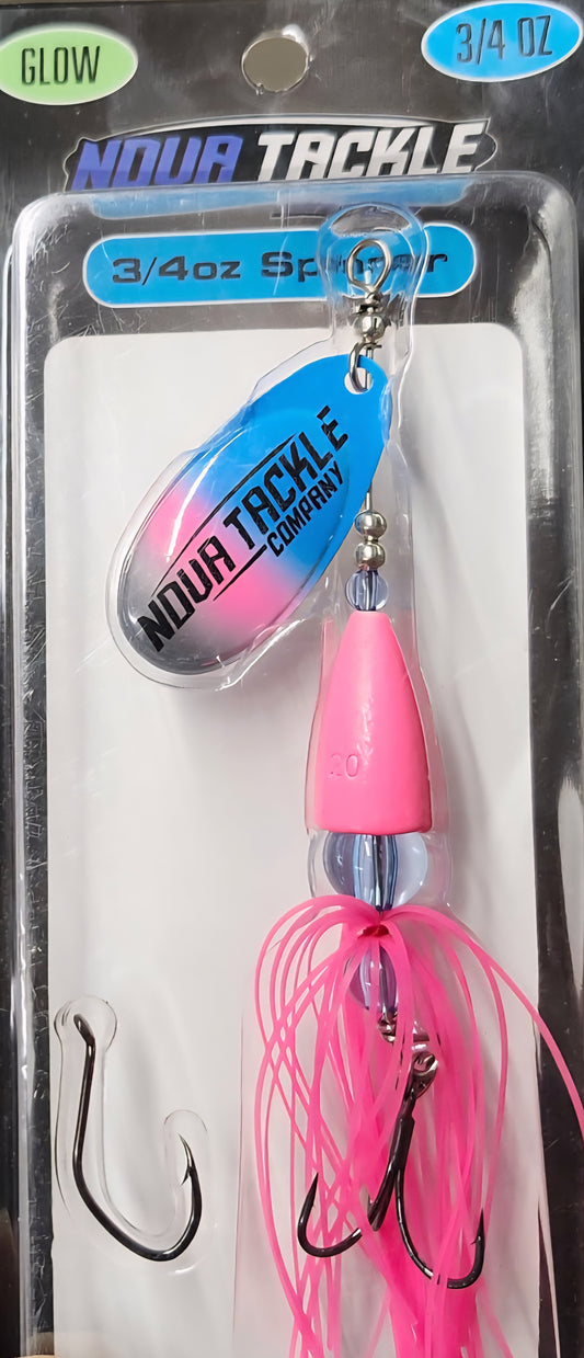 Nova Tackle Pink Rainbow Spinner