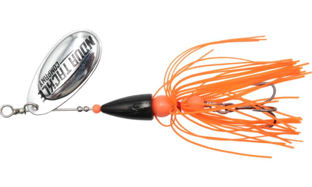 Nova Tackle Black/Orange Spinner – Tangled Tackle Co.