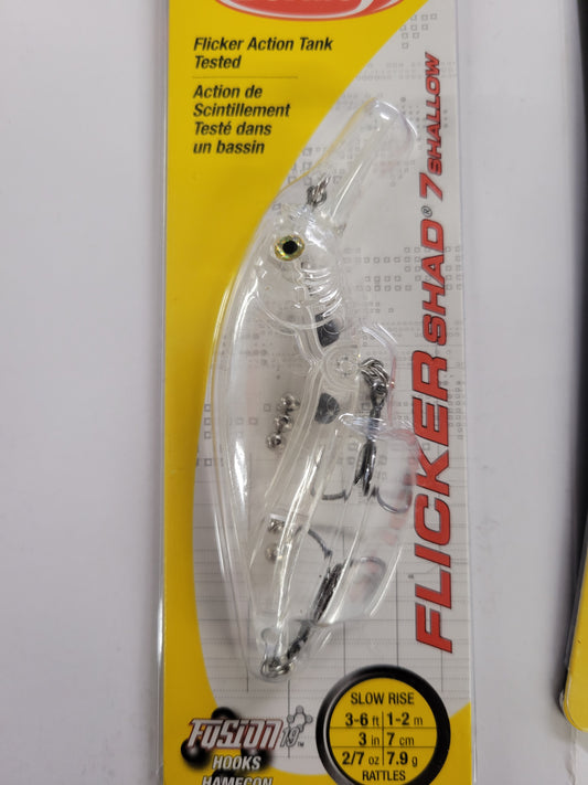 Berkley Flicker Shad 2/7oz Clear