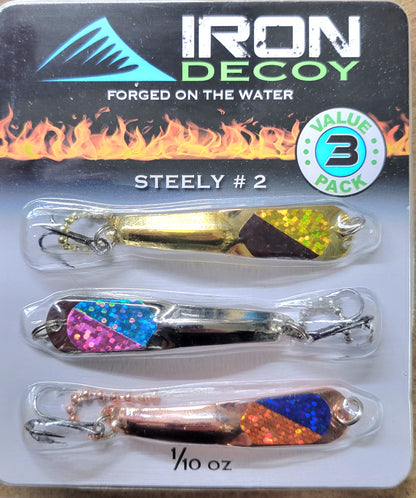 Iron Decoy Spoon 3 Pack Steely #2