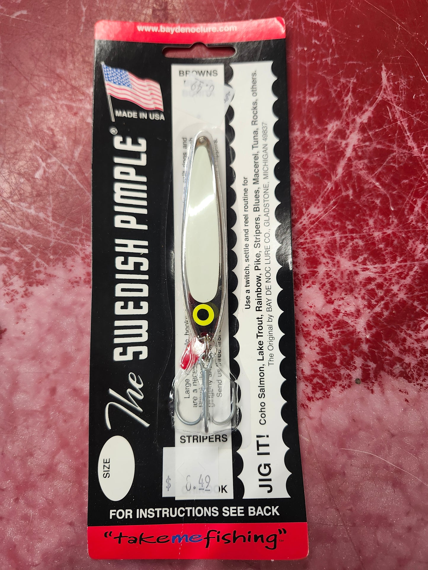 Swedish Pimple Jig SZ8 1OZ & SZ9 1-5/8OZ
