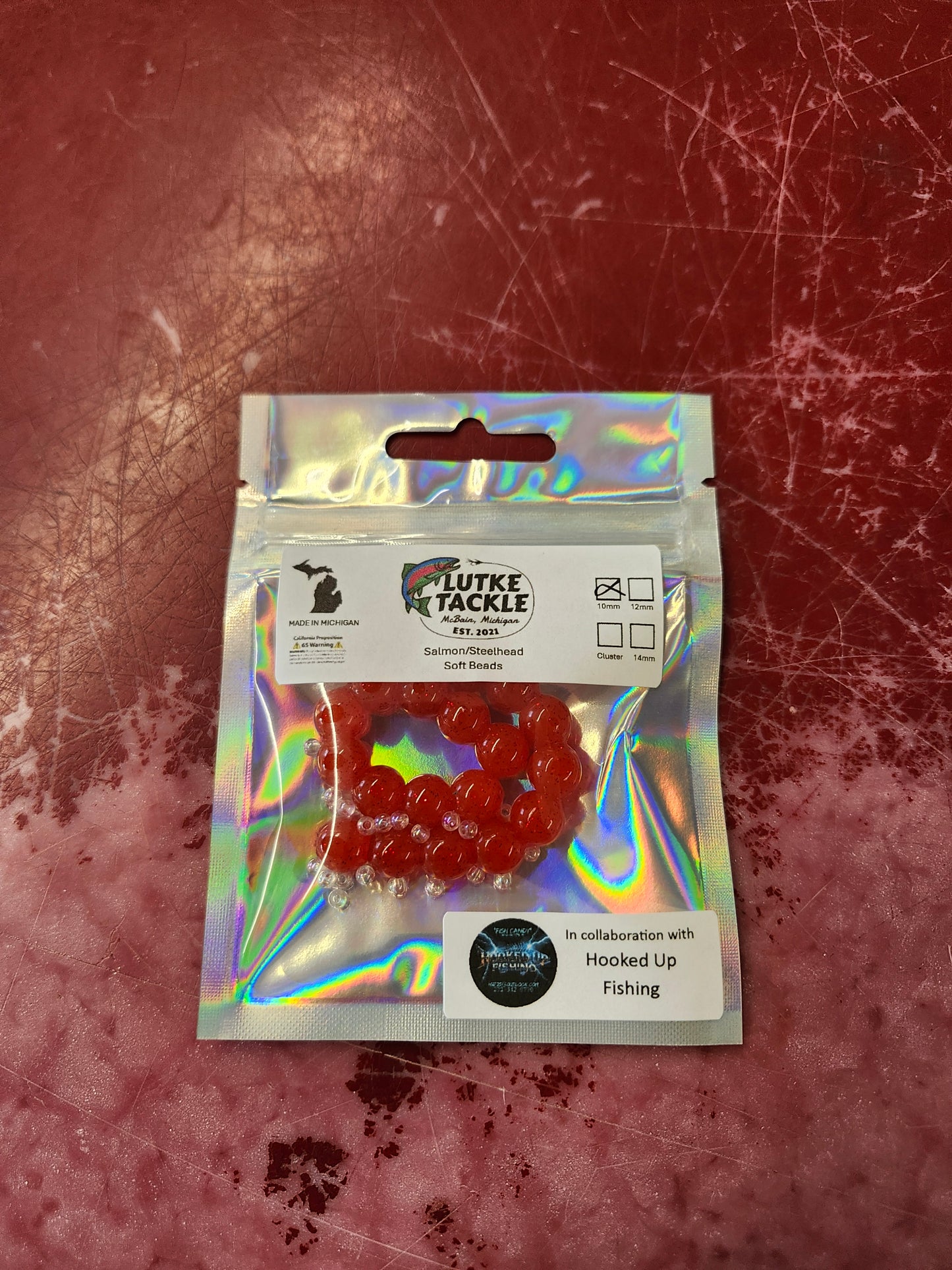 Lutke Tackle Salmon/Steelhead Soft Beads 10mm