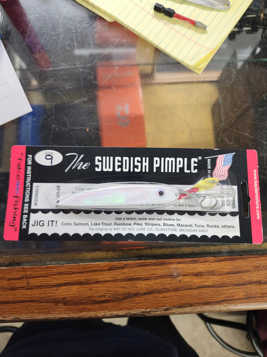 Bay De Noc Swedish Pimple SZ 9 Pearl/Prism Pearl