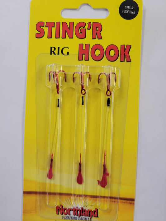 Northland Fishing Tackle Sting'r rig hook 3pk