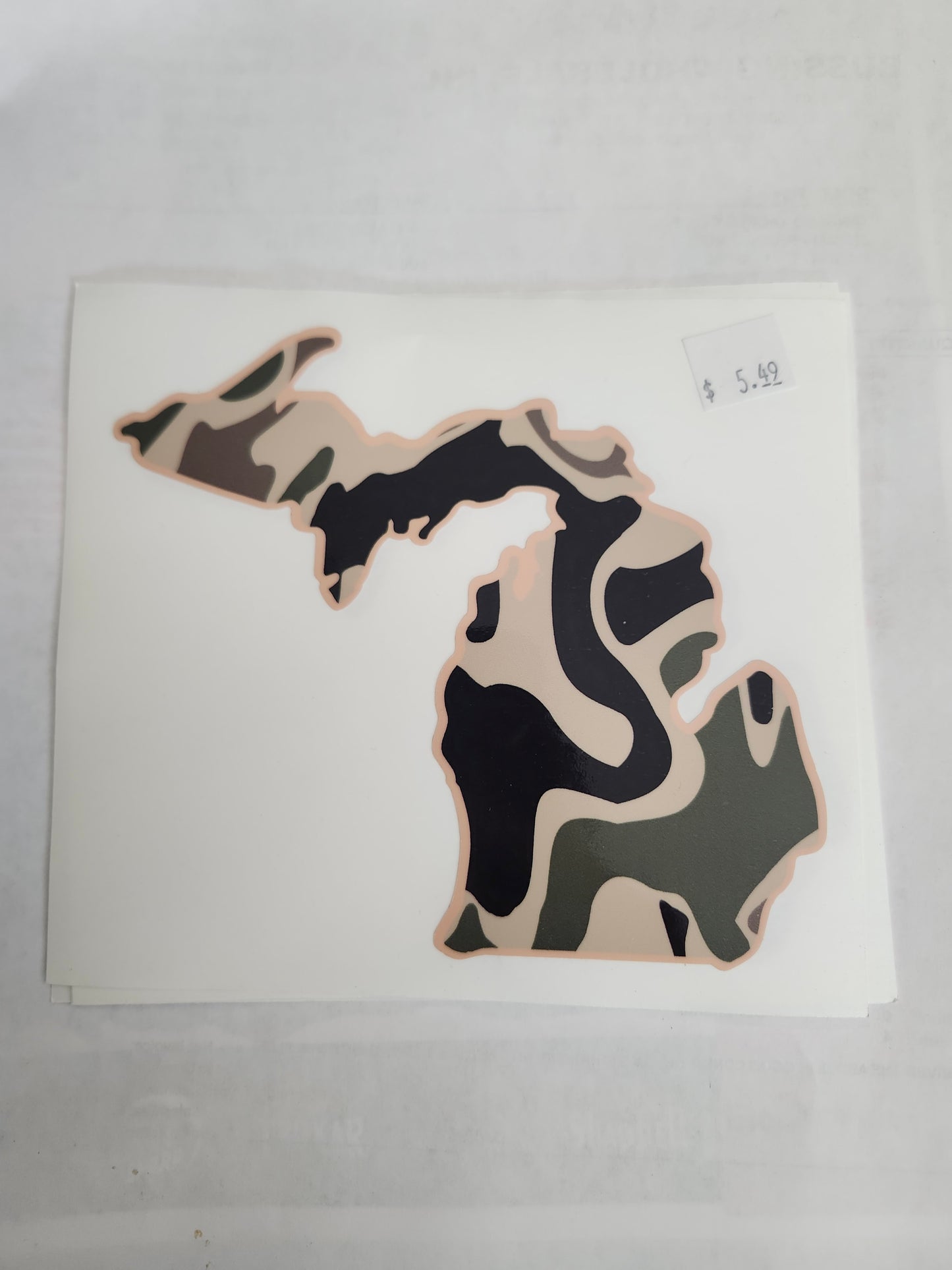Michigan Sticker Camo