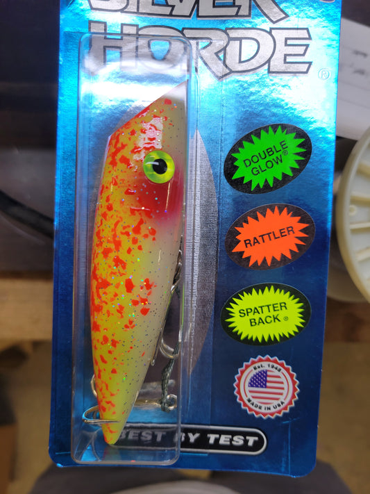 Silver Horde Flame Splatter Back
