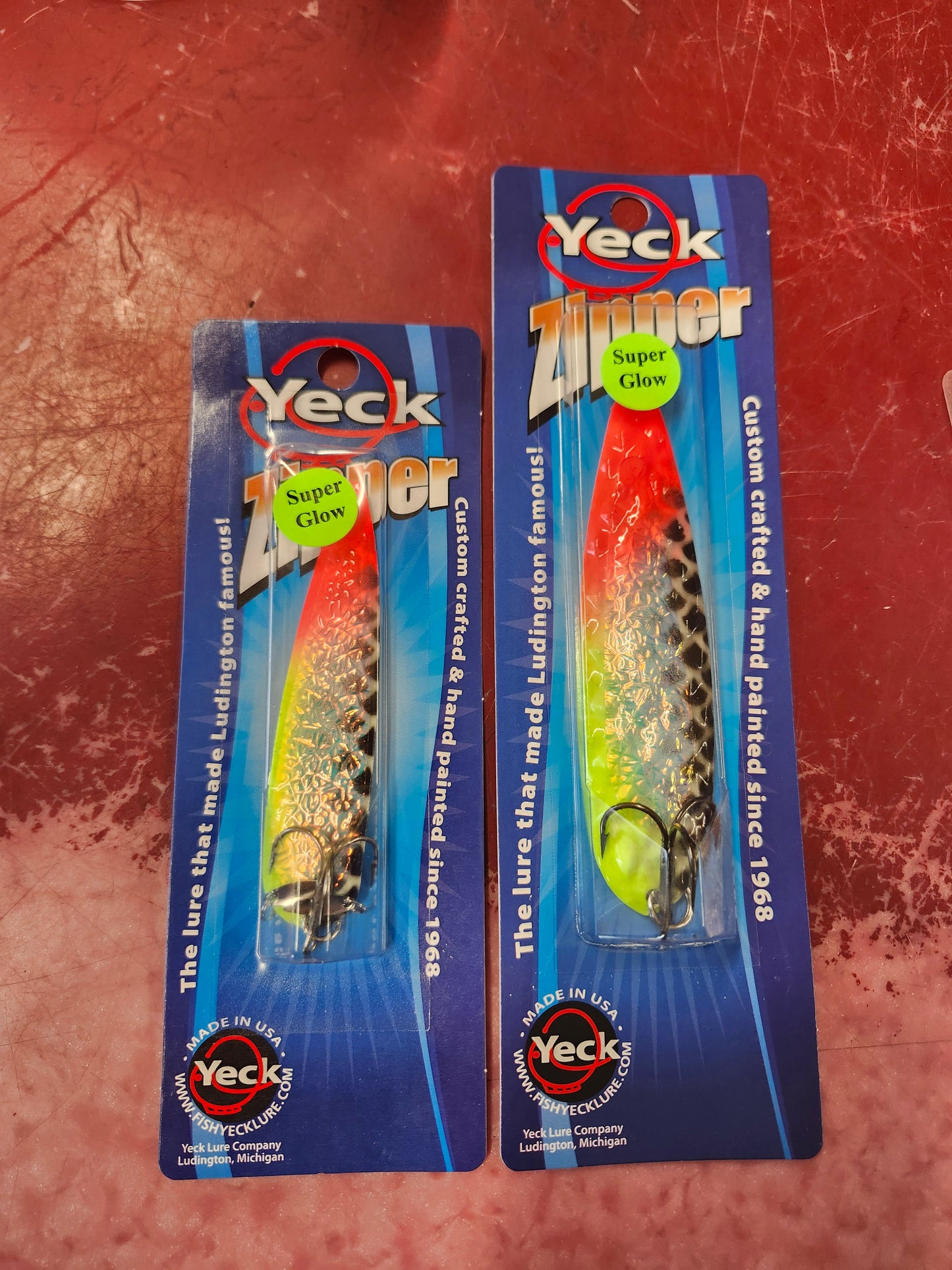 Yeck Lures Zipper Salmon Trolling Spoon Ripple