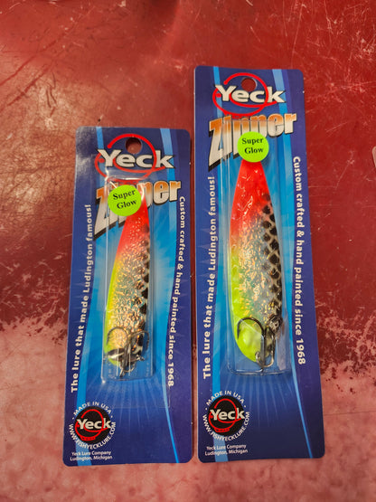 Yeck Lures Zipper Salmon Trolling Spoon Ripple