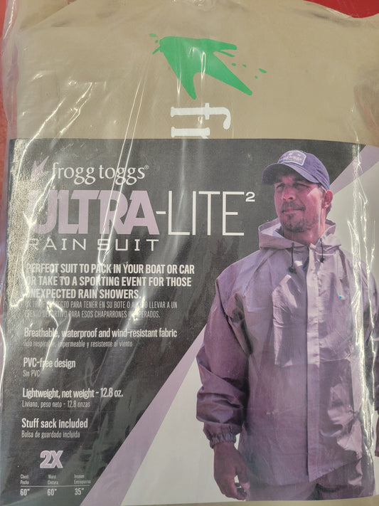 FROGG TOGGS Men's Ultra-lite2 Waterproof Breathable Rain Suit