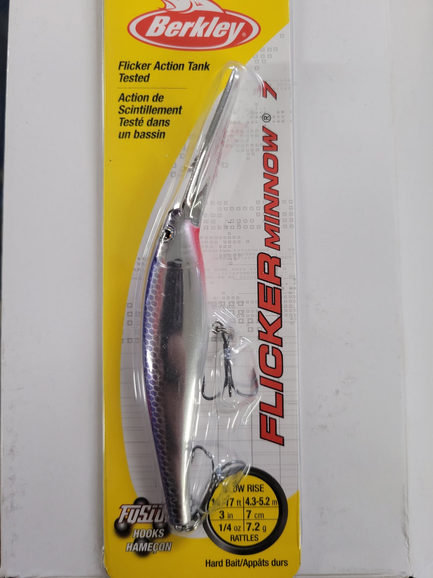 Berkley Flicker Minnow 1/4 Grape Chrome