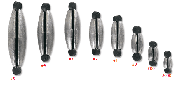Water Gremlin Rubbercor Sinkers