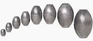Water Gremlin PEG-6 Egg Sinkers