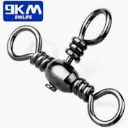 9KM 3-Way Swivels 12PK