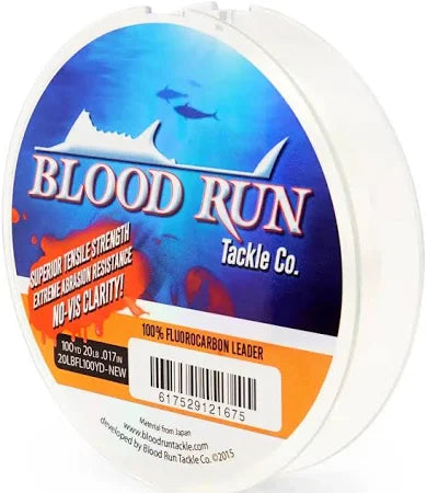BLOOD RUN Fluorocarbon Leader 100YD50LB.27IN