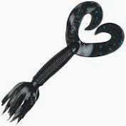 Chompers Skirted Grub Twin Tail 4" 10CT