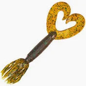 Chompers Skirted Grub Twin Tail 4" 10CT