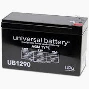 UPG UB1290 Sealed Lead Acid Battery 12 Volts/9Ah