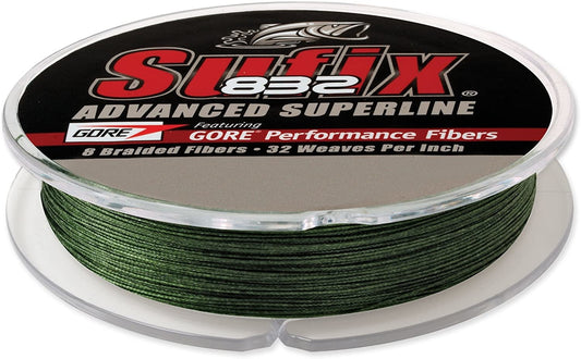 Sufix 832 Superline Braid (Low-Vis Green)