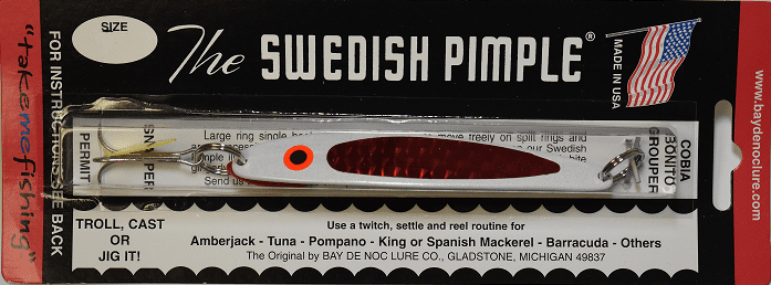 Swedish Pimple Jig SZ8 1OZ & SZ9 1-5/8OZ