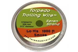 Torpedo Trolling Wire 7-STRAND 20LB 1000FT