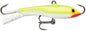 Rapala Jigging Rap W5 Ice Jigs 2" -  SILVER FLUORESCENT CHARTREUSE