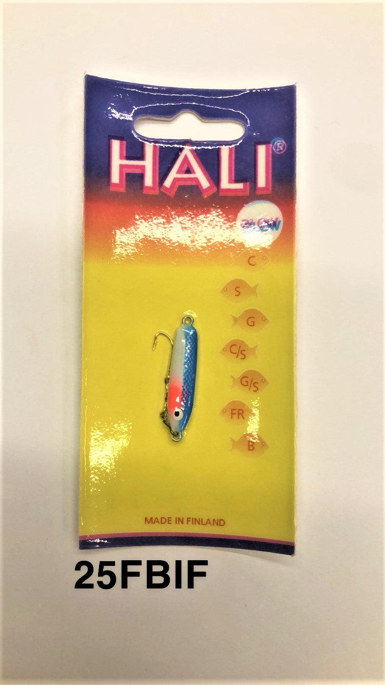 Hali Sukkula 25FBIF Glow Ice Fishing Jig
