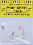 Perch Pounder Pearl & Orange Size 8 Hook