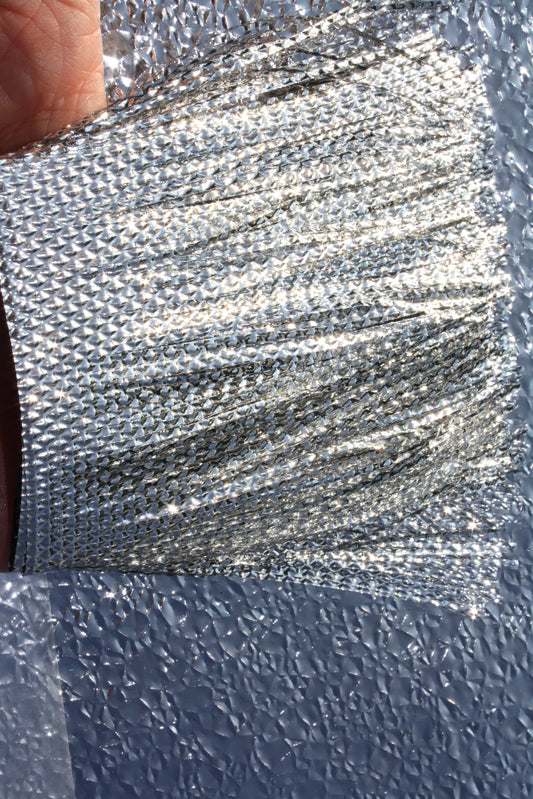 Purple Taco 4" Standard Cut Material Silver Hi Flash 115-4