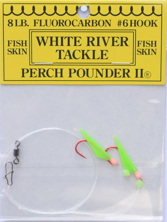 White River Tackle - Perch Pounder II Glow Pink Size 6 Hook