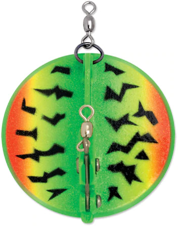 Luhr Jensen 3 Dipsy Diver Magnum Diver  - Everglo Batman Firetiger