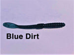 Boxer Baits Finesse Worms "Blue Dirt"