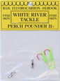 White River Tackle -Perch Pounder II Glow/Chartreuse Size 6 Hook
