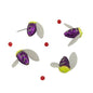 Worden's Yakima bait Spin N Glo 3pk size 8 Metallic Purple Cr Tiger SNG.054.MPCT.B12.H3