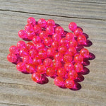 Purple Taco Cateye Beads 8mm Pink 50 pk 212