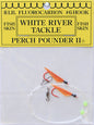 Perch Pounders Orange an black size 8 hook